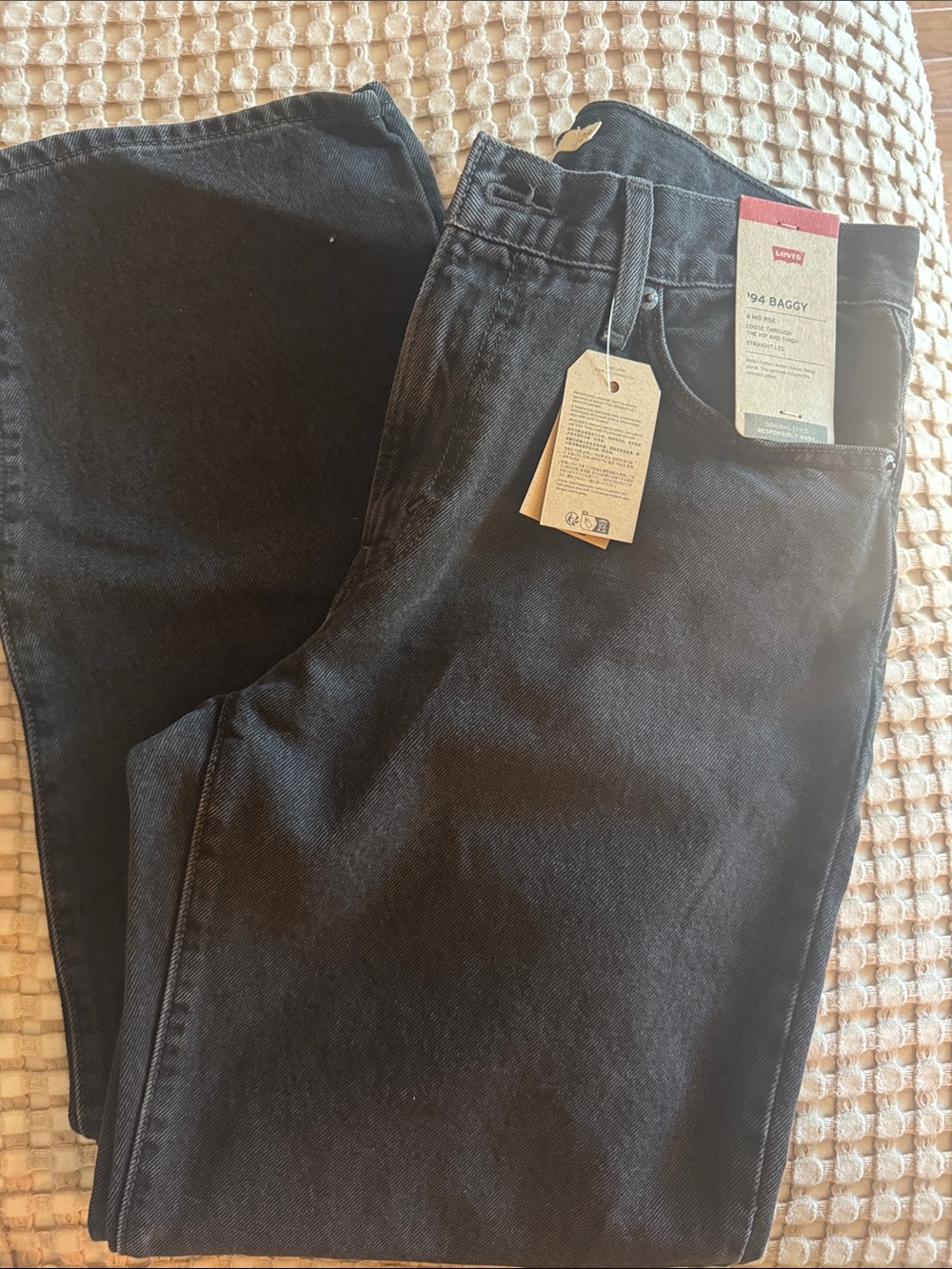 Levi's Women's '94 Baggy Jeans - Black